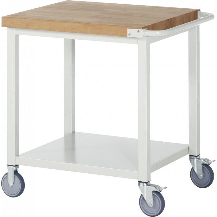 Workbench "Basic 8000" - mobile - max. 450 kg - with shelf