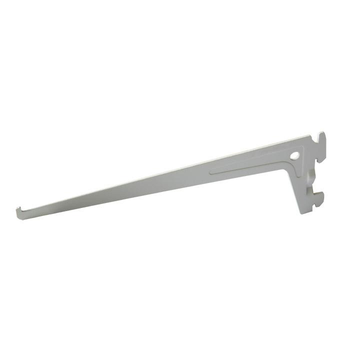 Single-hole support - 150 to 500 x 50 mm - white or aluminum white - PU 20 pieces - Price per PU