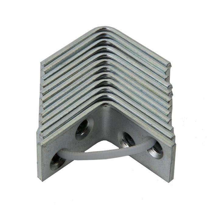 Chair angle - recessed inside - material thickness 2 mm - price per pack