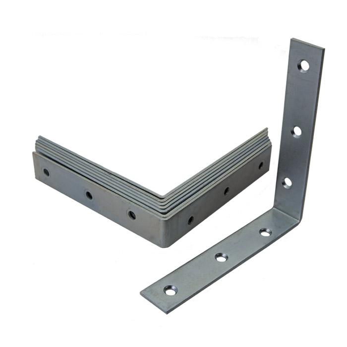 Chair angle - steel - strong - countersunk inside - screw holes 6 (Ø 4 mm) - price per pack
