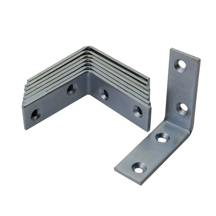 Angolo - acciaio - robusto - interno incassato - zincato - prezzo per confezione