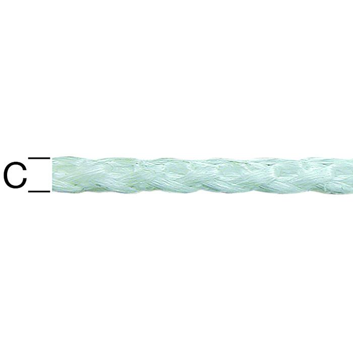 Tau - flettet - polypropylen - Ø 4 mm - lengde 150 m - på spole - pris per rull
