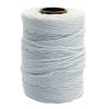 Cord - polyamide - braided - white - price per roll or PU