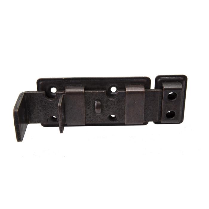Standard safety latch - steel - straight - galvanized or burnished - with loop