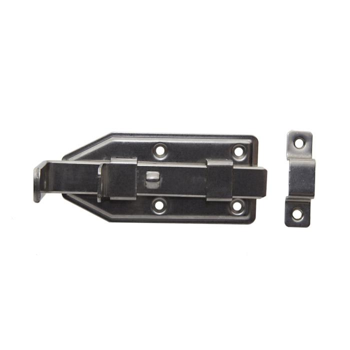 Door lock bolt - straight - with loop - price per pack