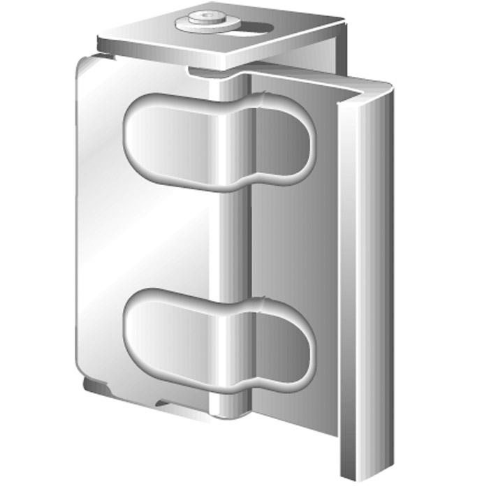 Fenster- und Türsicherung - Stahl - Maße A 16 bis 25 mm -  inkl. Montagezubehör - VE 10 Stück - Preis per VE