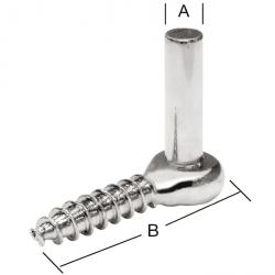 Skruvblock -10 x 80 mm till 16 x 160 mm - med skärtråd för skruvning