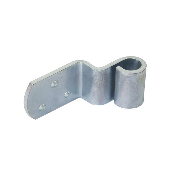 Braided fence tape - steel - L-shape - for mandrel Ø 10 mm - galvanized - price per PU