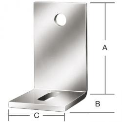 Concrete angle - steel - hot-dip galvanized - Price per piece