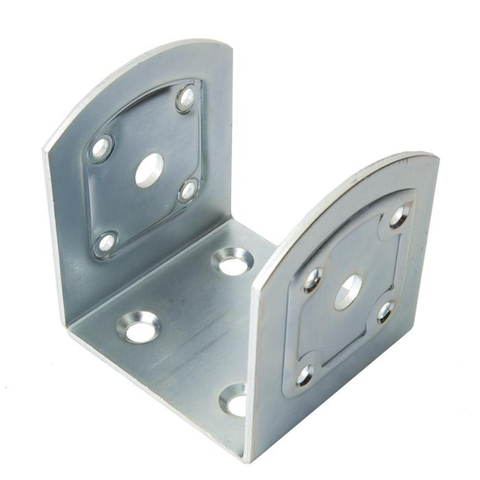 Partition holder - steel - galvanized - pack of 10 pieces - price per pack