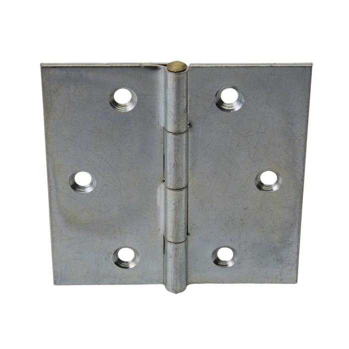 Hinge - DIN 7955 C - punched - square - brass - price per pack