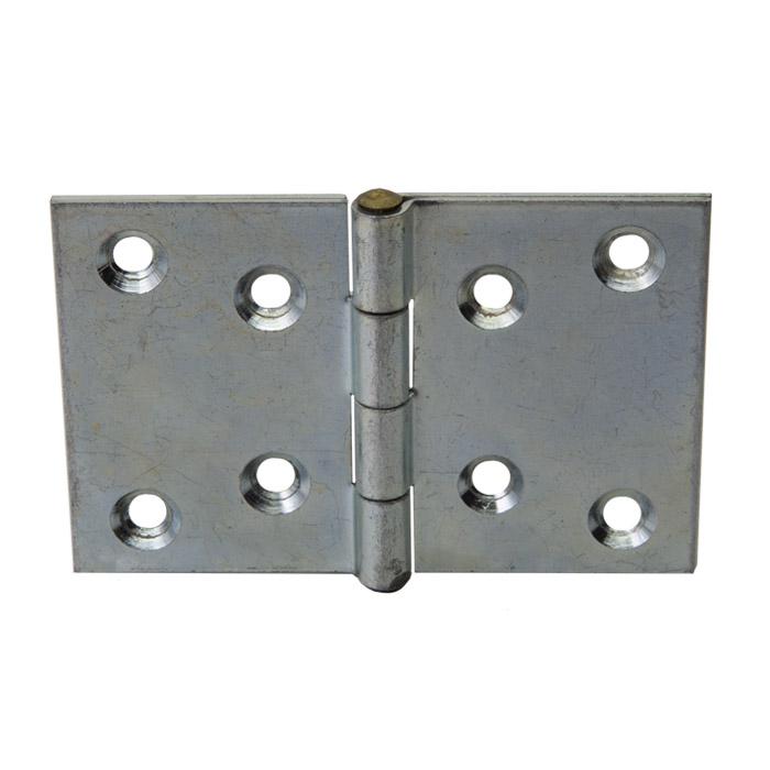 Locksmith hinge - punched - strong - wide - galvanized - pack of 20 - price per pack