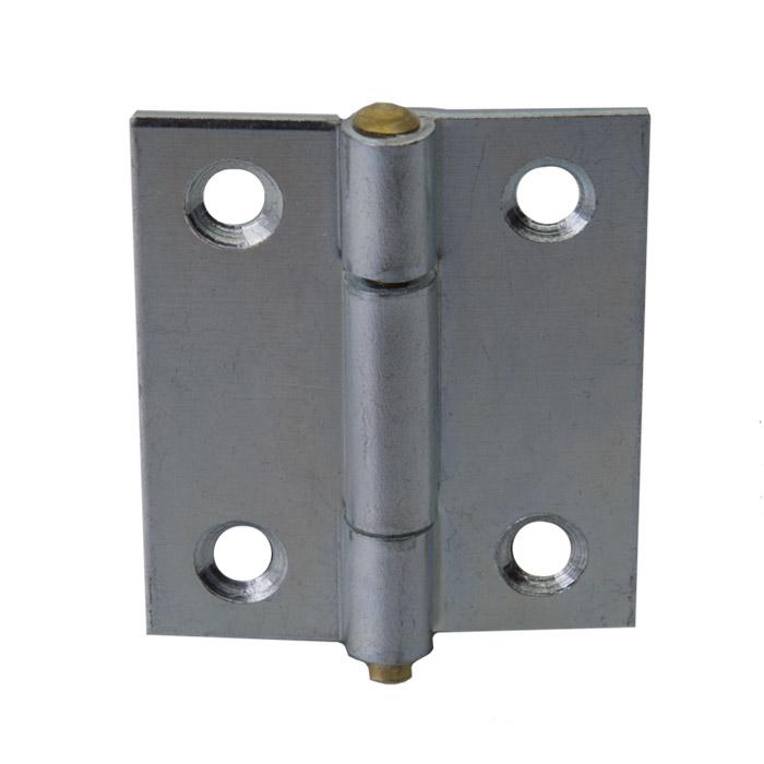 Hinge - rolled - strong - half-width - galvanized - price per pack