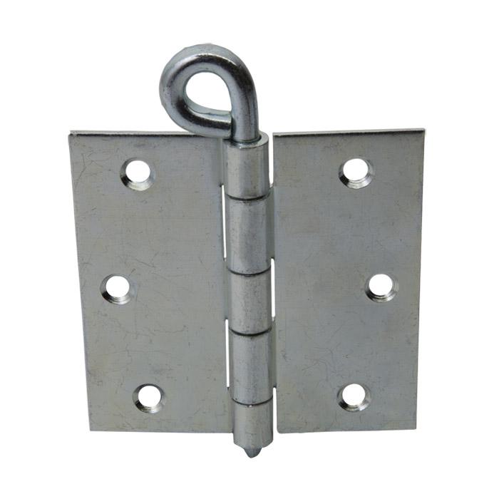 Hinge - rolled - square - with ring pin - price per pack