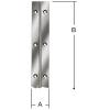 Rod hinge - rolled - DIN 7956 - pitch 15 mm - pack of 10 pieces - price per pack
