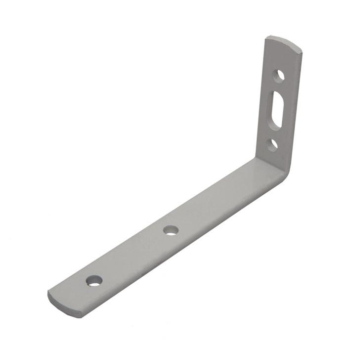 Gardinvinkel - stål - materialtjocklek 3,5 mm - 20 stycken