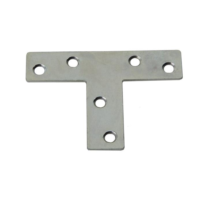T flat angle - steel - countersunk holes - galvanized - price per PU
