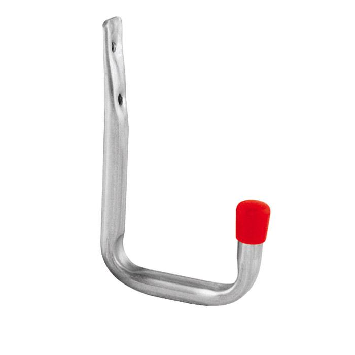 Wall hook - steel - U-shape - galvanized - screw holes 2 (Ø 4.5 mm) - price per piece