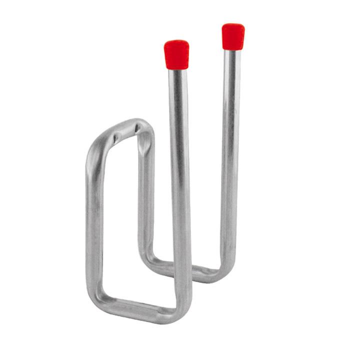 Boot holder - galvanized - with red end caps - price per piece