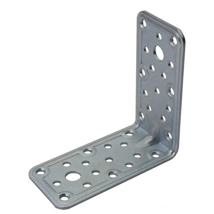 Connettore angolare combinato - acciaio - zincato o cataforesi - spessore 2,3 - 25 pezzi - prezzo per confezione
