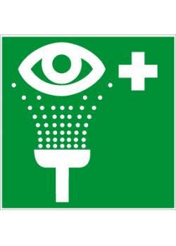 Znak "Prysznic do przemywania oczu" - Wymiary 5-40 cm