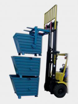Stack tipper  - 0.3 m³ to 0.9 m³ - 2000 kg load - Type ST