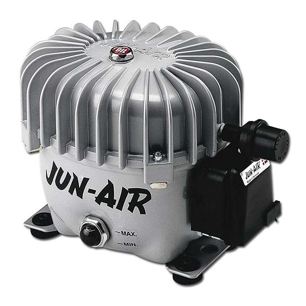 Compresseur d'air silencieux Jun-Air et Duerr-Technik
