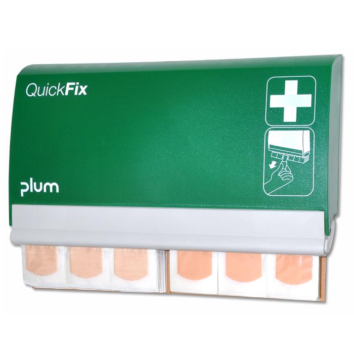 QuickFix - Plaster Dispenser "DUO" Plum - textiles et plâtre imperméable à l'eau