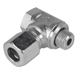 Swivel fitting - LL/L/S series - Galvanized steel - Pipe Ø 4 to 42 mm - Male G 1/8" to G 1 1/2" - PN up to 400
