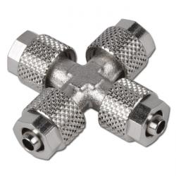 Cross Quick Couplers - Nickel Plated Brass