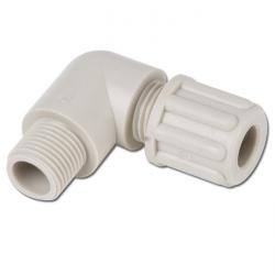 Male Angle Hose Connector - PP