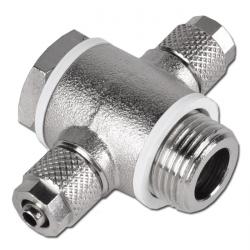 CK-Fittings - T-Hose Union - Nickel Plated Brass
