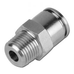 Quick Coupler - Stainless Steel - With Female and Male Hexagon