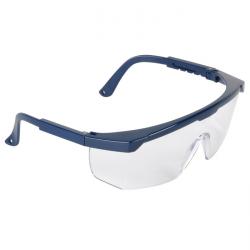 Schutzbrille "Craftsman" Tector - klar - Sichtscheibe klar - Rahmen blau - Preis per Stück