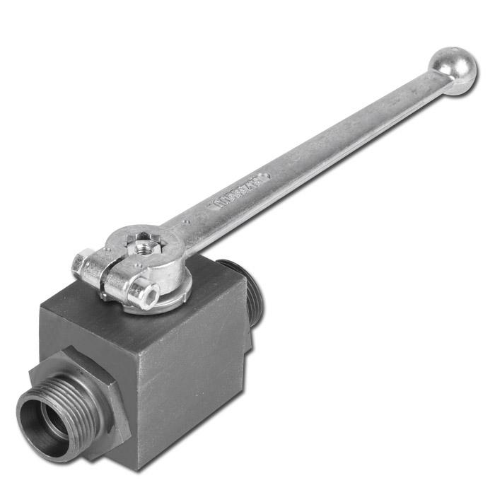 Højtryks-kugleventil - stål - med skæreringstilslutning DIN 2353 - let model - op til PN 500