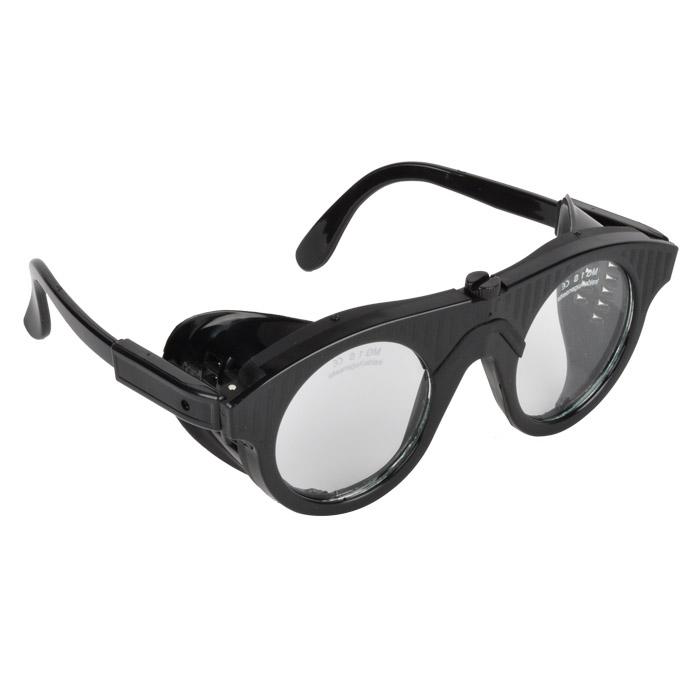 Universal nylon briller - mekanisk fare, optisk stråling (UV / IR / sveising) - Beige, svart