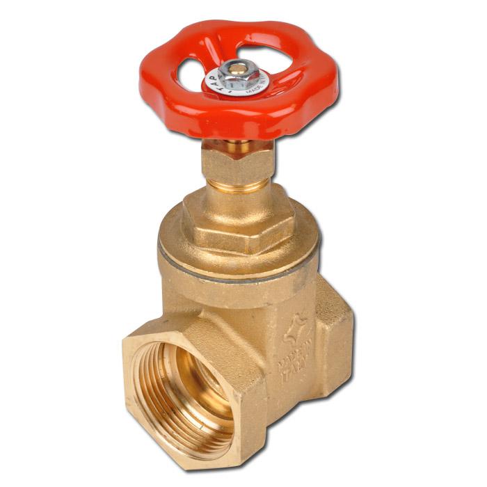 Socket gate valve - brass - internal thread G 1/2 "to G 4" - DN 15 to 100 - PN 0 to 16
