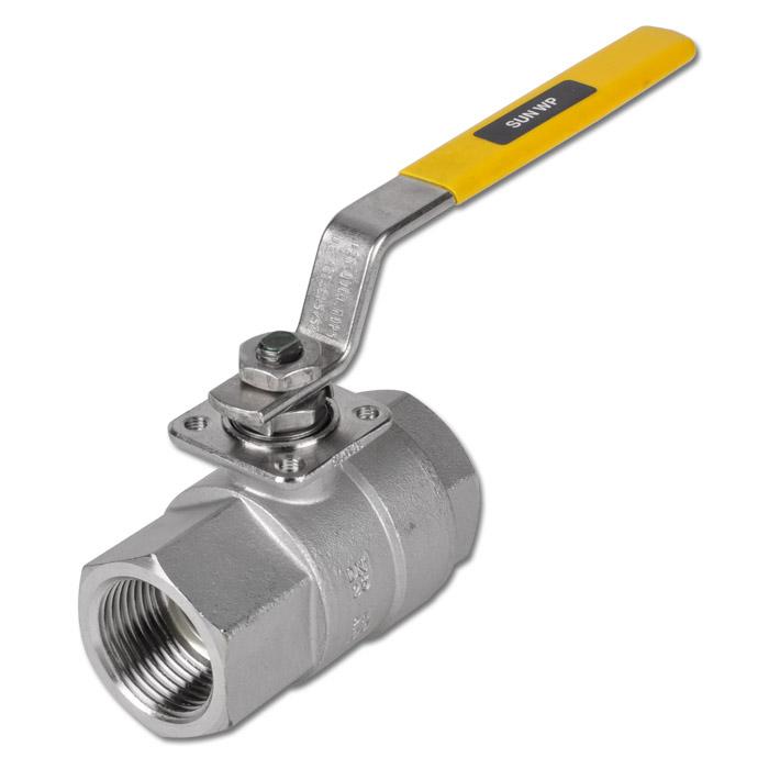 Ball Valves - Stainless Steel - Bipartite With Full Passage - DVGW Certified (PN