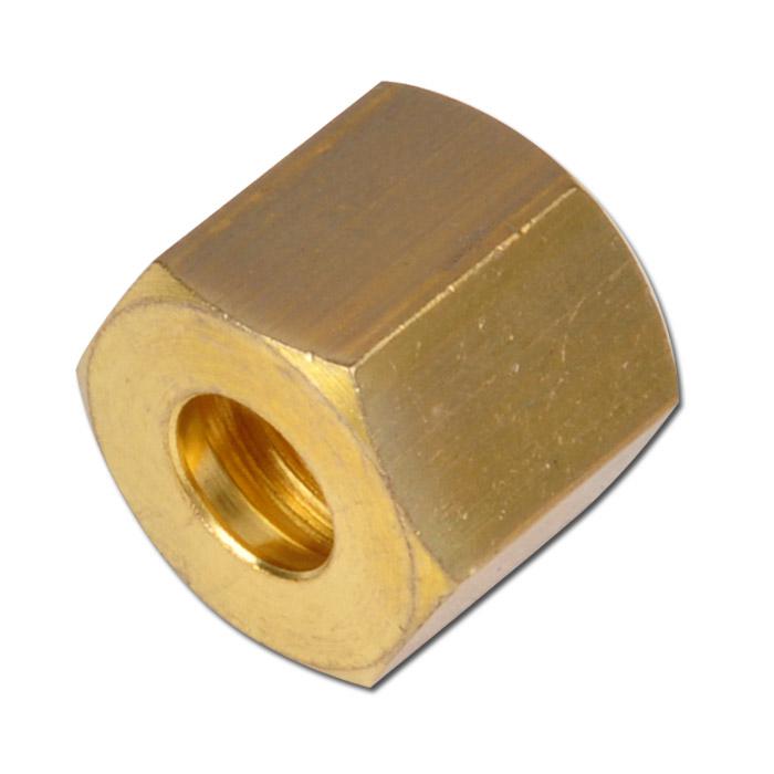 Überwurfmutter - Messing - für Rohr-Ø außen 4 bis 22 mm - PN 54 bis 150