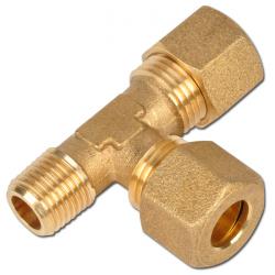 LE compression fitting - brass - pipe Ø 4 to 14 mm - con. AG R 1/8" to R 1/2" - PN 75 to 150