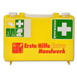 First Aid Case - Extra HANDICRAFT QUICK-CD - Filled - Filled Acc. To DIN 13157