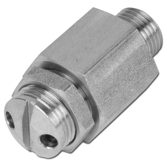 MINI safety valve - VA - 0.5-60 bar - free blow-off - adjustable - not