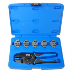 Crimping Plier Set With 5 Pairs Of Jaws