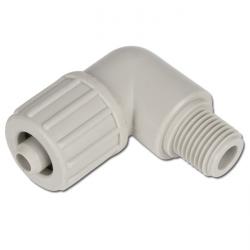 Angle Hose Connector For TX-Fabric Hoses - PP - up to 10 Bar