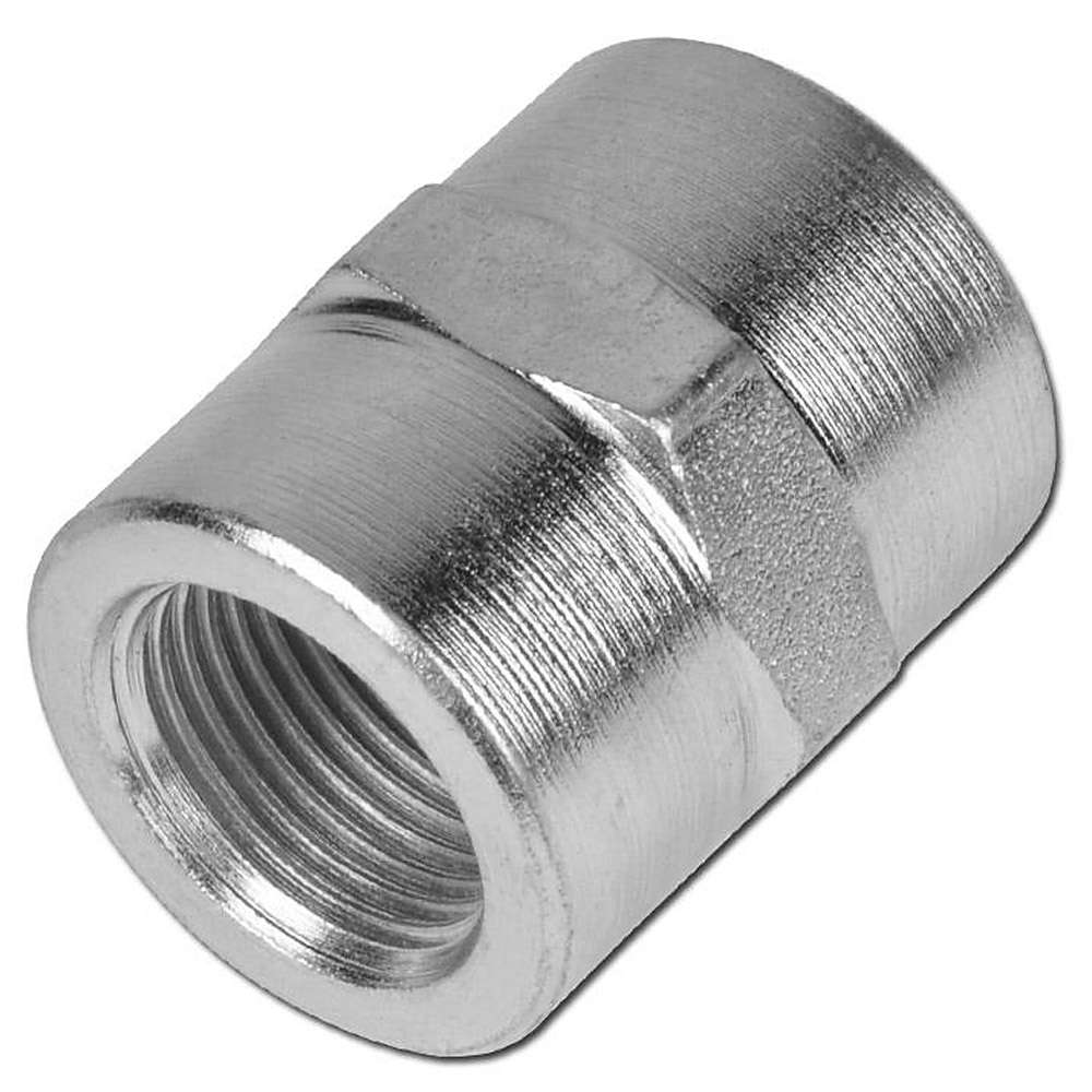 High-pressure socket - galvanized steel - cylindrical female thread G 1/8" to G 1 1/2" - PN 160 to 350