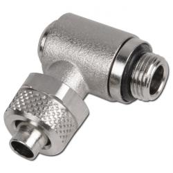 CK-Fittings - Cylindrical 360º Pivotable Angle Swivel Joint - Nickel Plated
