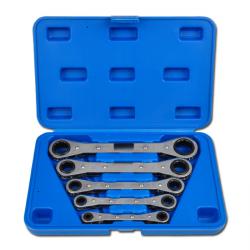 Ratchet Spanner Kit - 5-Piece - 6x8 To 19x22 mm