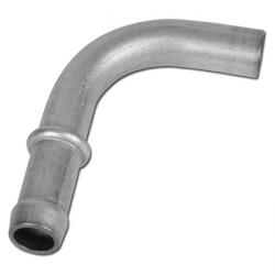 Nipplo per tubo flessibile - con ugello per tubo - con arco piegato a 90 ° - acciaio zincato