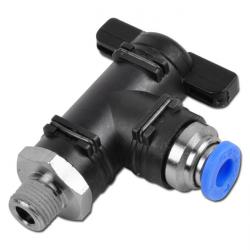 Angle Lock Valves - With Male Thread and Push-In Connector