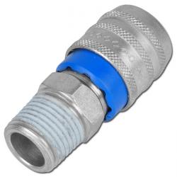 Safety quick coupling DN 7.2 - AG R 1/4"-R 1/2"